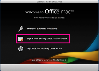 redownloading microsoft office for mac with product key